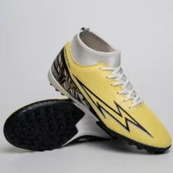 Giày Đá Banh Mesut Flash Vàng Kem