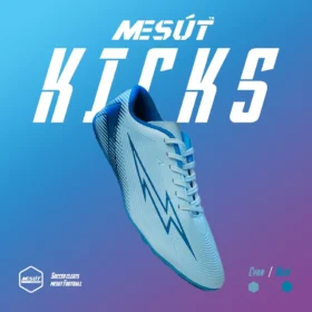 Giày Đá Banh Mesut Kicks Xanh_thethaomesut