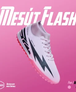 Giày Đá Banh Mesut Flash Special Hồng Cổ Cao_Thethaomesut