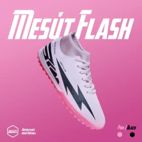 Giày Đá Banh Mesut Flash Special Hồng Cổ Cao_Thethaomesut