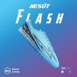 Giày Đá Banh Mesut Flash Special Xanh Cổ Thấp_Thethaomesut