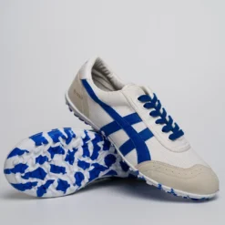 Giày đá banh Mesut bata Xannh ráp đế