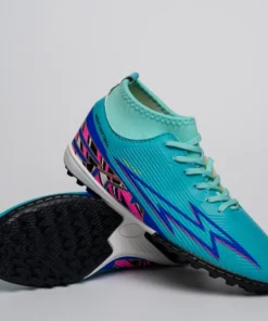 Giày Đá Banh Mesut Flash Xanh Ngọc