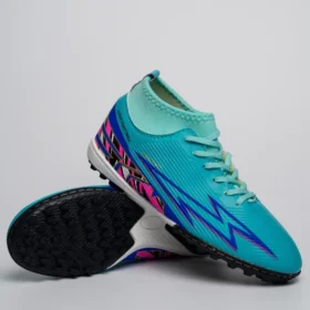 Giày Đá Banh Mesut Flash Xanh Ngọc