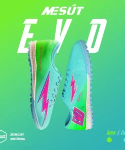 Giày Đá Bóng Mesút EVO Xanh
