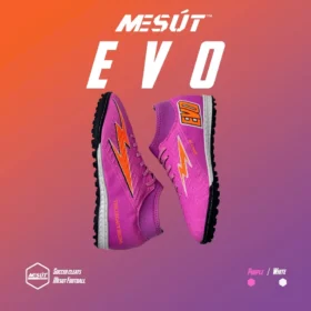 Giày Đá Bóng Mesút EVO Tím Cổ Cao