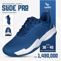 Giày Pickleball Kamito Slide Pro Xanh Đậm
