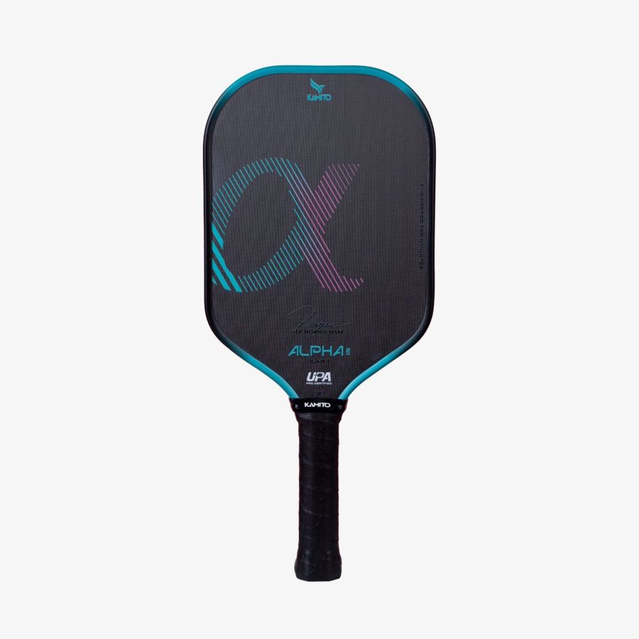 Vợt Pickleball Kamito Alpha 2 Xanh Ngọc 16mm