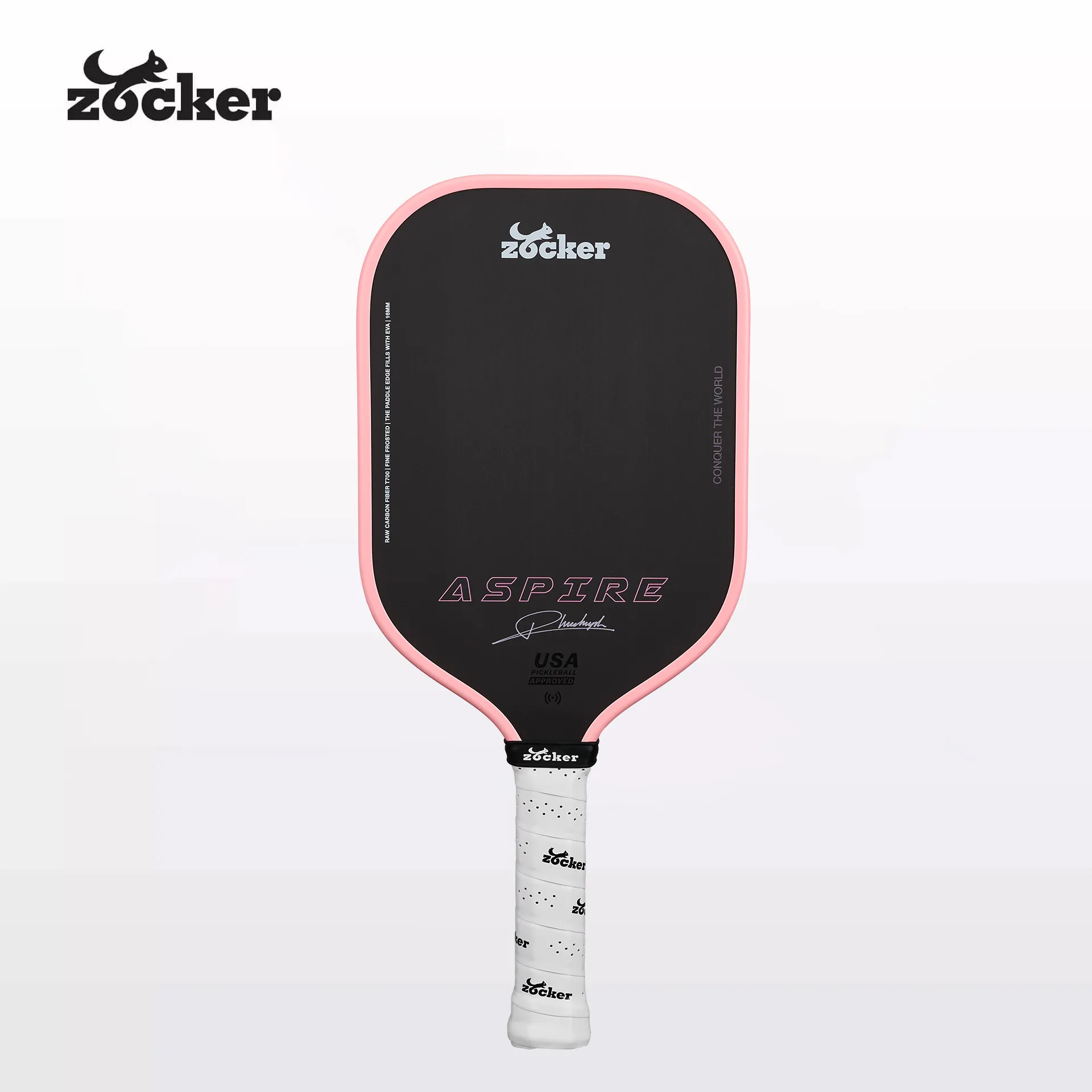 Vợt Pickleball Zocker Aspire x Phúc Huỳnh - Hồng