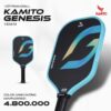 Vợt Pickleball Kamito Genesis Xanh Dương Viền Trắng(16mm)