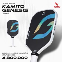 Vợt Pickleball Kamito Genesis Xanh Dương Viền Trắng(16mm)